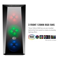 COOLER MASTER MasterBox Lite 5 RGB Tempered Glass 3x120cm RGB Led FanlI MidTower Kasa RC-MCW-L5S3-KGNN-02 - 1